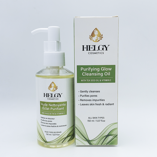 Huile Démaquillante – Douceur & Éclat - Helgy Cosmetics