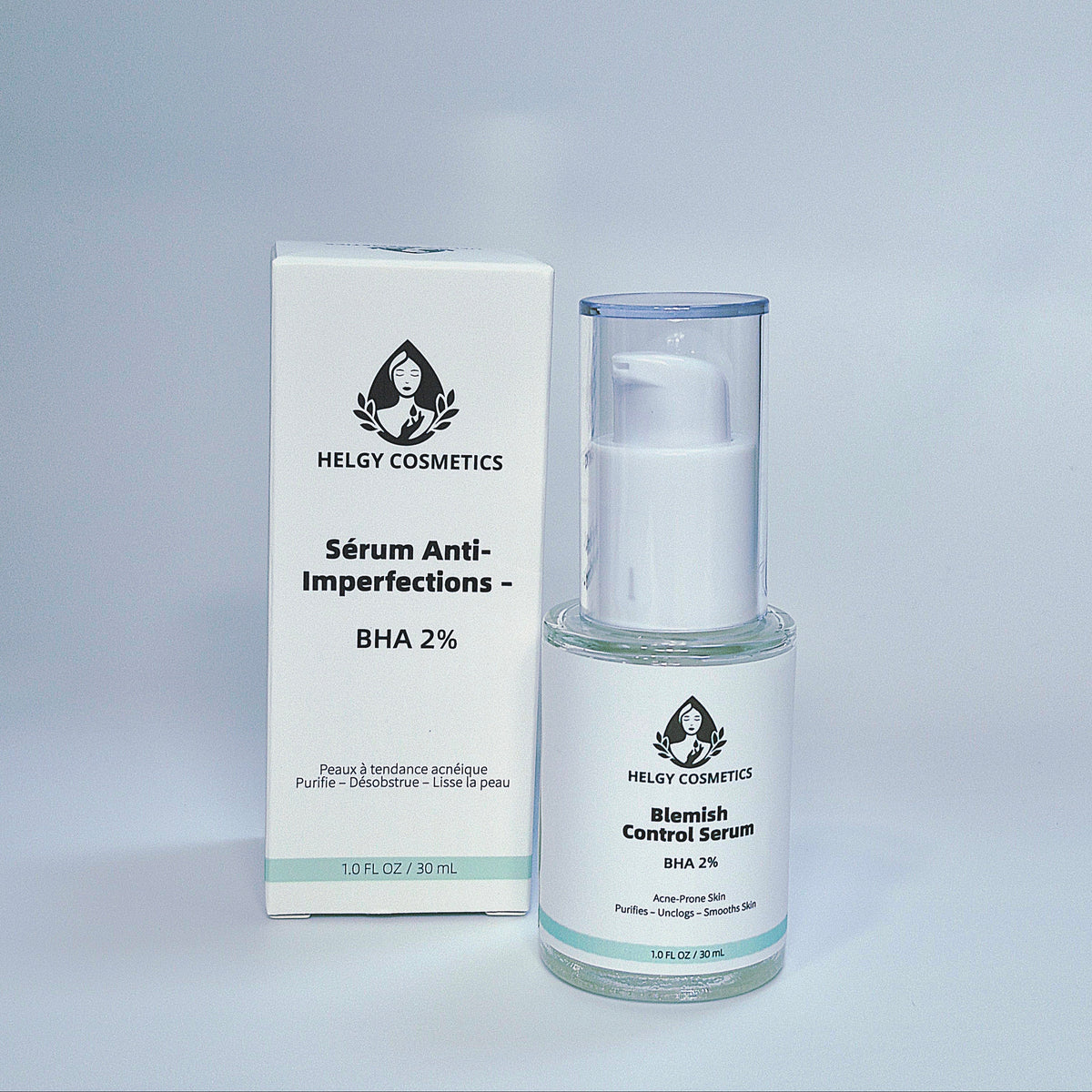 Sérum Anti - Imperfections à l'acide salicylique | Anti-Acné | 2% BHA - Helgy Cosmetics