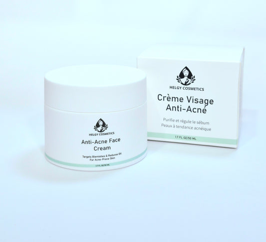 Creme Visage Hydratante | Anti Acné | Rééquilibrante & Apaisante - Helgy Cosmetics