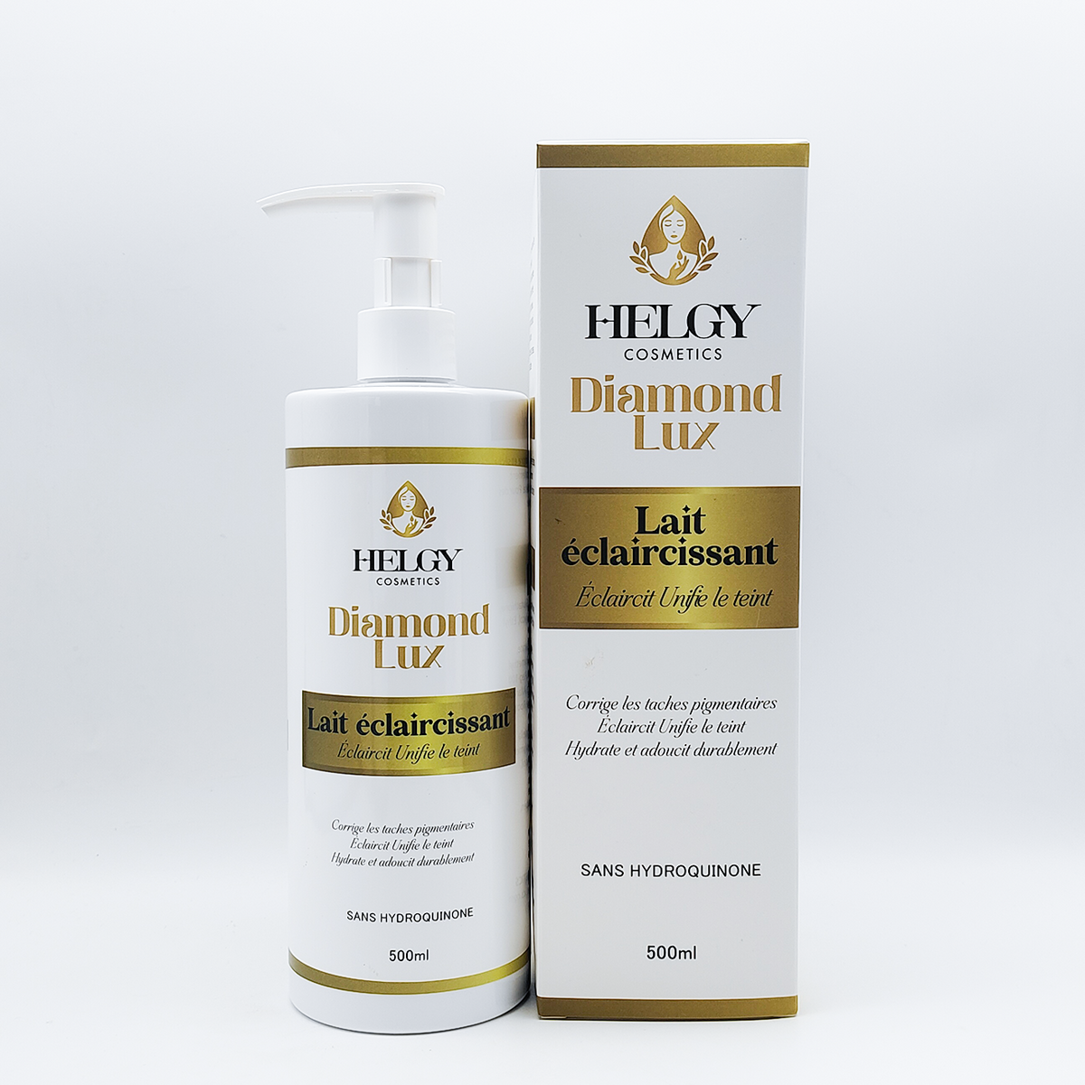 Lait Corporel Éclaircissant Diamond Lux - Helgy Cosmetics