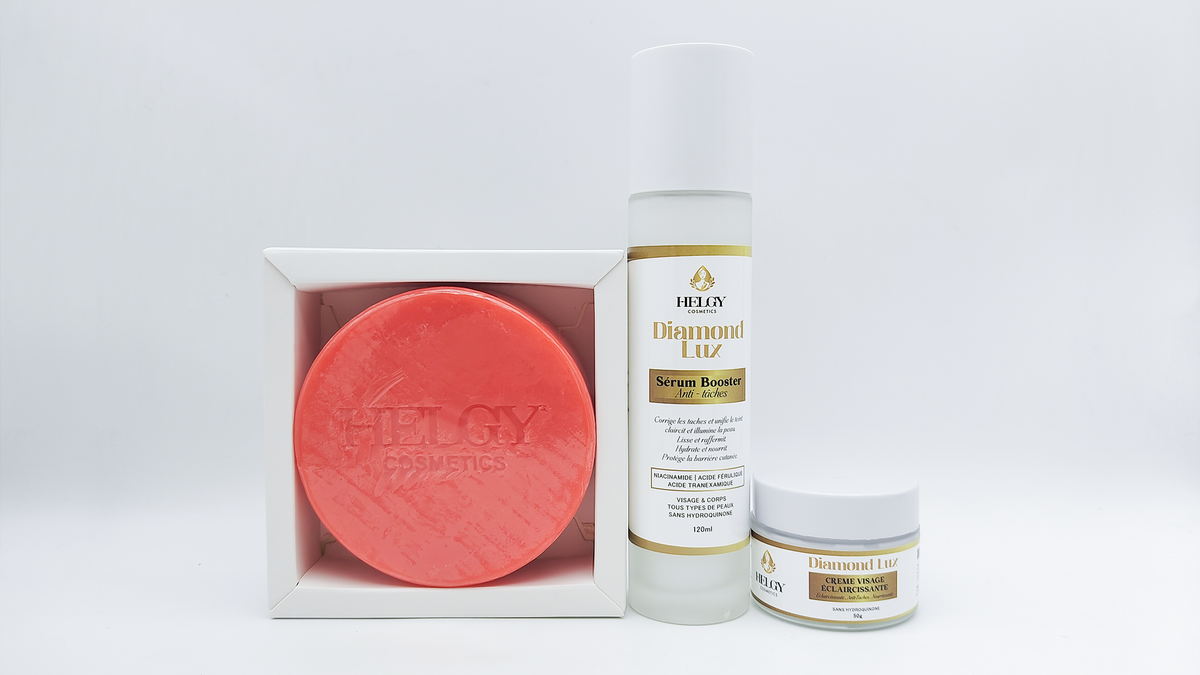 Gamme Éclaircissante Diamond Lux | 5 Produits Gamme de base - Helgy Cosmetics