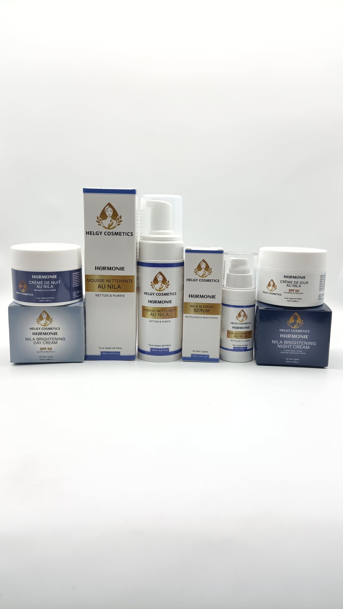 Gamme Réparatice Visage au Nila | GAMME HARMONIE - Helgy Cosmetics