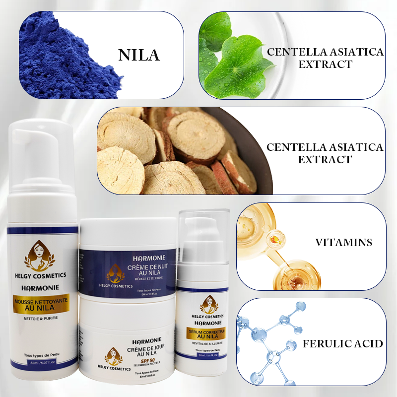 Gamme Réparatice Visage au Nila | GAMME HARMONIE - Helgy Cosmetics