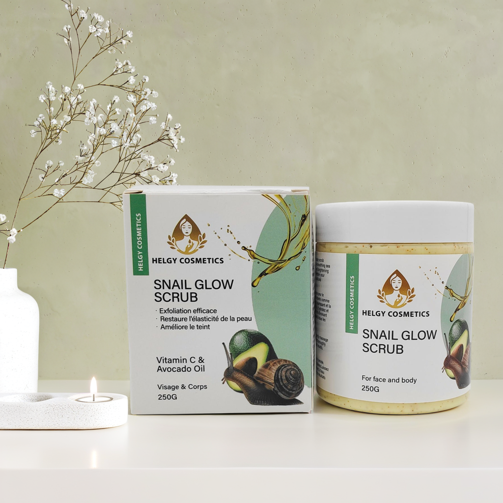 Gommage Exfoliant à la Bave d'Escargot et Vitamine C - Helgy Cosmetics