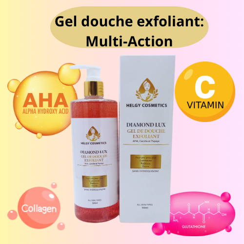 Gel de Douche Exfoliant - Helgy Cosmetics