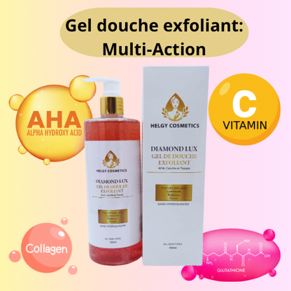 Gel de Douche Exfoliant - Helgy Cosmetics