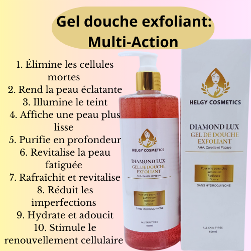 Gel de Douche Exfoliant - Helgy Cosmetics