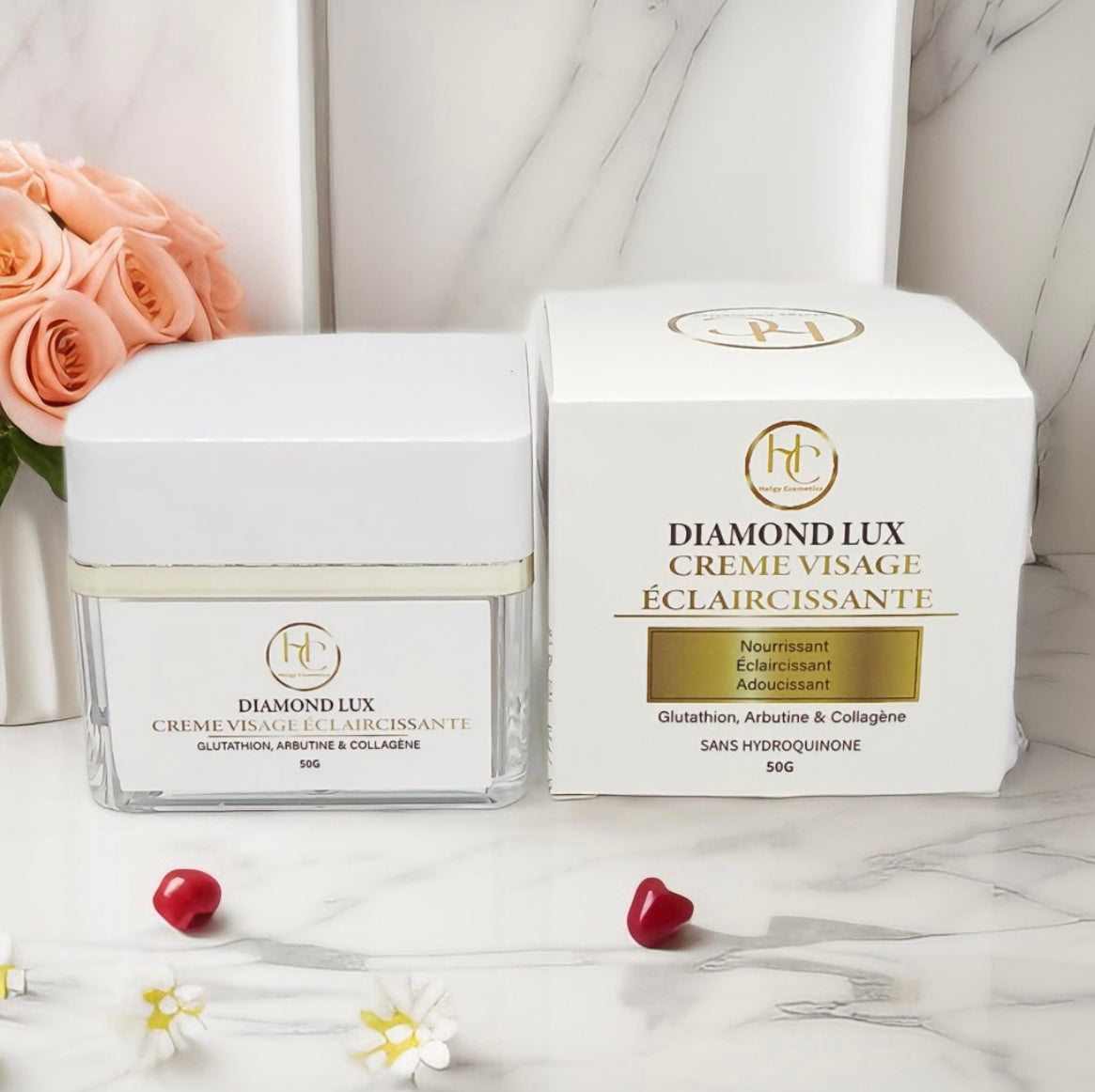 Crème Visage Éclaircissante |Crème anti-taches - Uniformité - Helgy Cosmetics