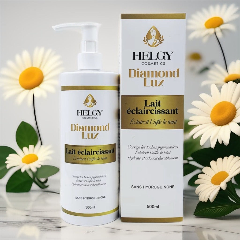 Lait Corporel Éclaircissant Diamond Lux - Helgy Cosmetics