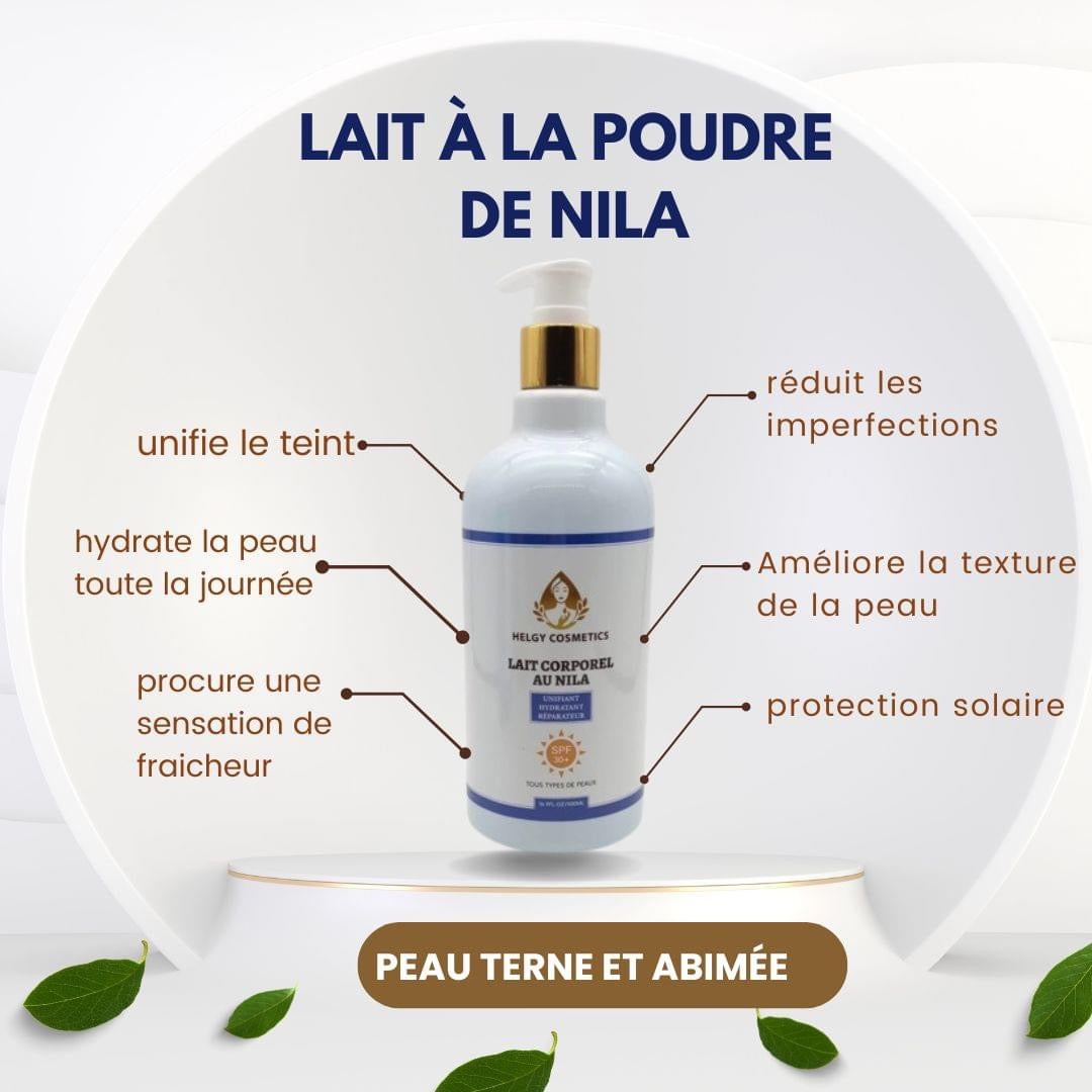 Lait Corporel Au Nila | Spf 30 - Helgy Cosmetics