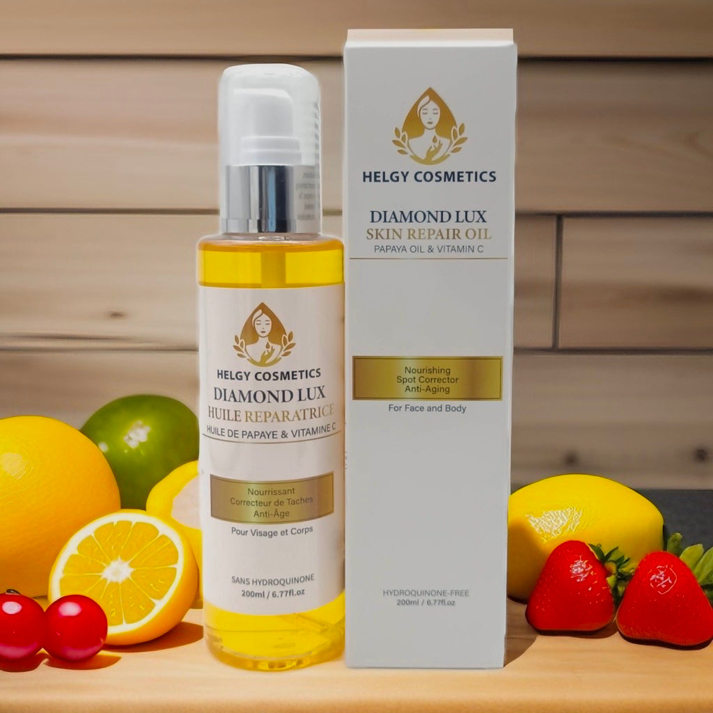 Huile Réparatrice et Nourissante | Diamond Lux | Huile éclaircissante - Helgy Cosmetics