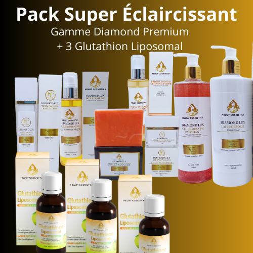 Gamme Diamond Lux | Pack Super Éclaircissant | Gamme Éclaircissante Intense - Helgy Cosmetics